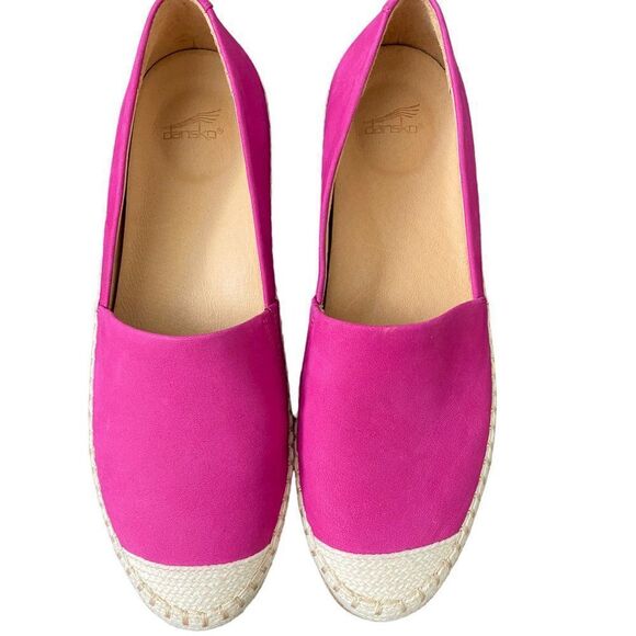 Dansko New Women's Espadrilles Lesley Fuchsia size 38 - Picture 3 of 11